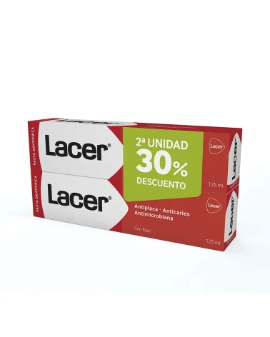 LACER PASTA DENTAL DUPLO 125+125ML