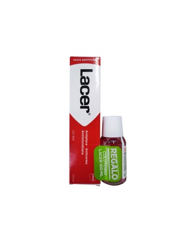 LACER PASTA DENTAL 125ML +  REGALO COLUTORIO 100ML