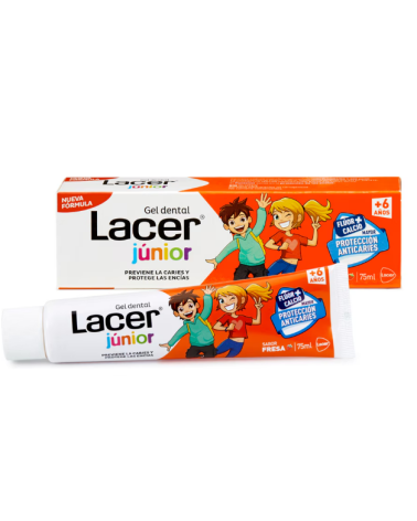 LACER JÚNIOR PASTA SABOR FRESA 75ML