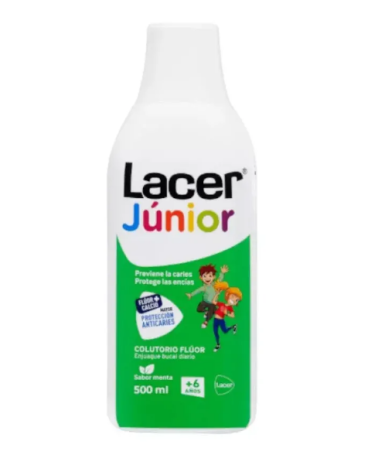 LACER JÚNIOR COLUTORIO SABOR MENTA 500ML