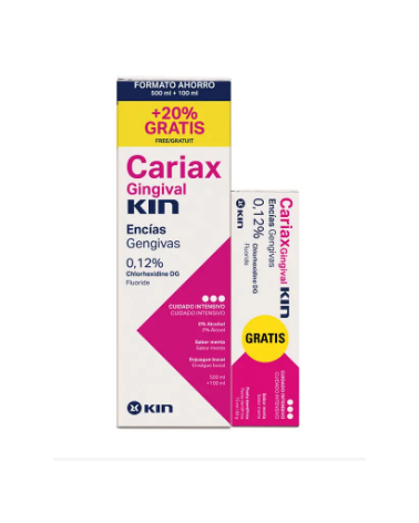 KIN CARIAX GINGIVAL COLUTORIO+PASTA DENTAL CARIAX GINGIVAL