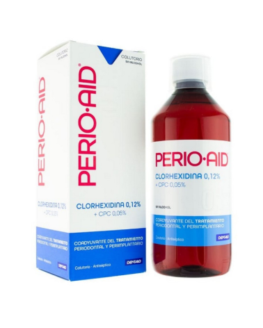 PERIO AID 0,12% CLOHEXIDINA COLUTORIO 500ML.