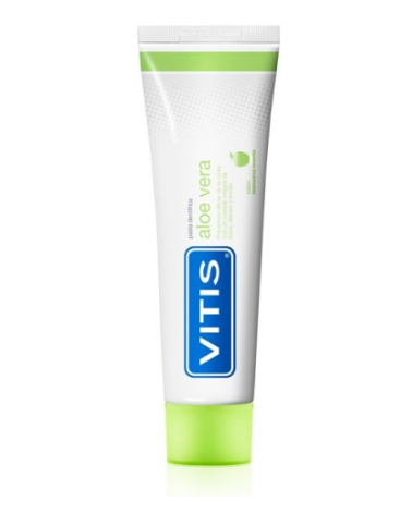 VITIS PASTA DENTAL ALOE VERA SABOR MANZANA- MENTA 100ML.