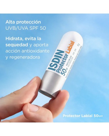 ISDIN PROTECTOR LABIAL STICK SPF50 4G.
