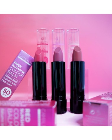 CAMALEON RED SUNSHINE COLOUR BALM SPF50.