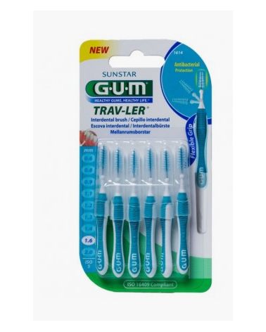 GUM CEPILLO INTERDENTAL 1614 6U.