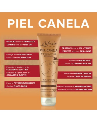 E´LIFEXIR PIEL CANELA SPF30 150ML.