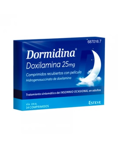 DORMIDINA 25MG. 14 COMPRIMIDOS