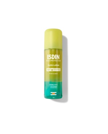 FOTOPROTECTOR ISDIN HYDRO LOTION SPF50 PROTECT & DETOX 200ML.