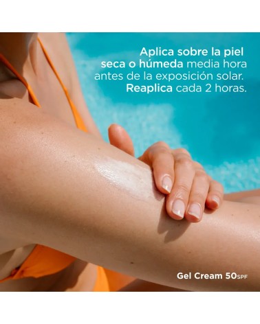 FOTOPROTECTOR ISDIN GEL CREMA WET SKIN SPF50 250ML.
