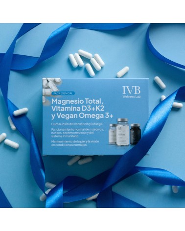 IVB PACK ESENCIALES (MAGNESIO TOTAL, VITAMINA D3/K2, VEGAN OMEGA3+))