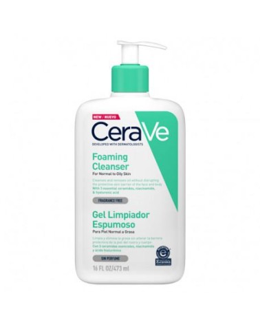 CERAVE GEL LIMPIADOR ESPUMOSO 473 ML