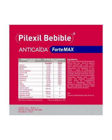 PILEXIL BEBIBLE FORTEMAX 30 FRASCOS
