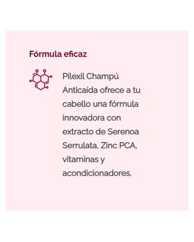 PILEXIL CHAMPÚ ANTICAÍDA 500ML.